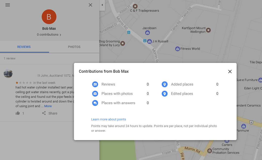 Removing A Fake Google Places Review